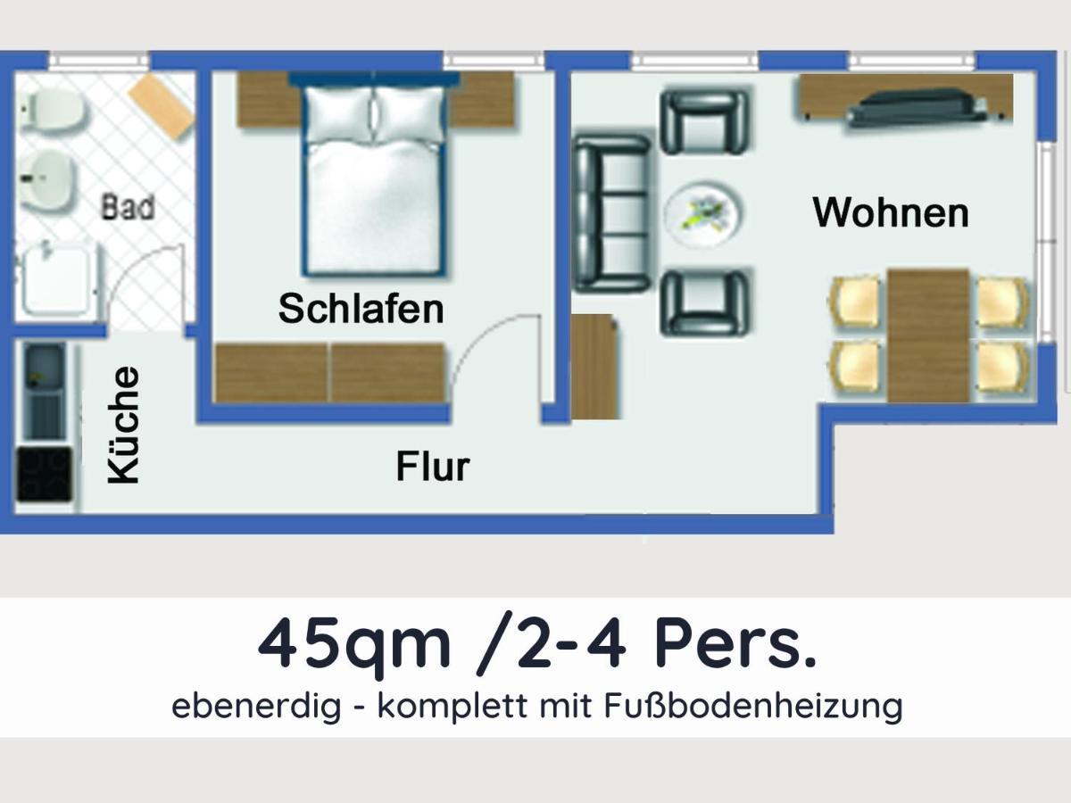 Der Fuchsbau - Fewo Lepetit - Im Sonnigen Harz - Hunde Willkommen - 100M Bis Zum Wald - Free Wlan Apartamento Bad Sachsa Exterior foto